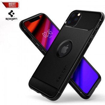 Originalus Spigen rugged armor dėklas - juodas (IPHONE 11 PRO MAX)